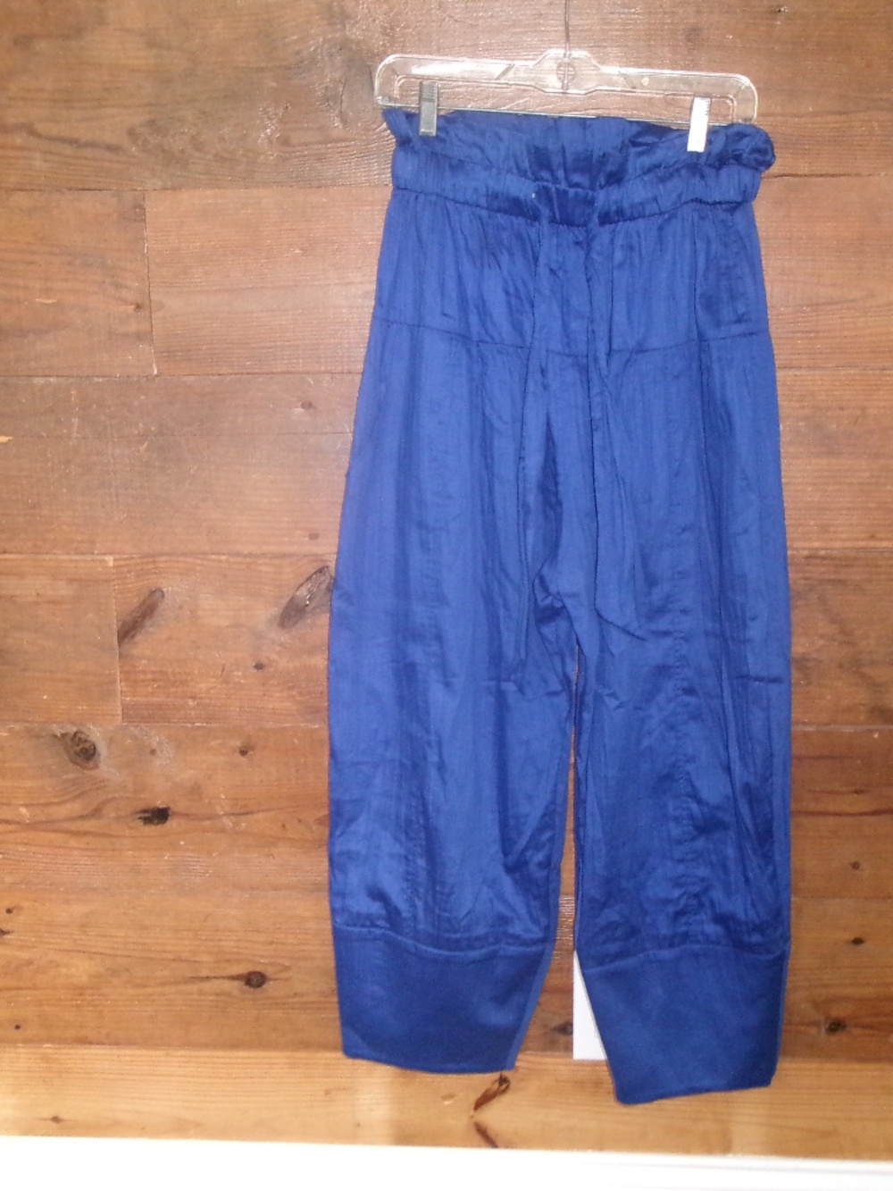 Vintage royal blue flowy pants size 4
